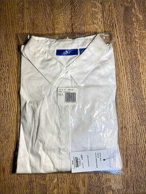 Apt. 9 Tailored Long Sleeve Structured Shirt Men's White Dress Shirt Large